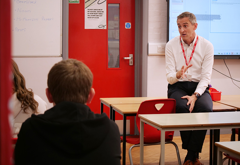 Students Chat with an MP