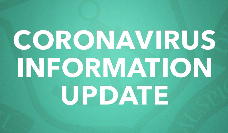 Coronavirus Information Update