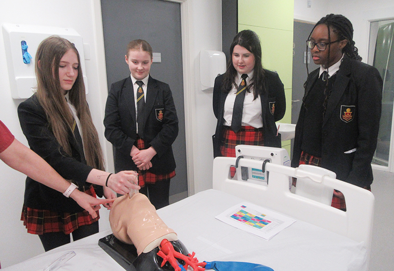 Students Diagnose the Health Profession