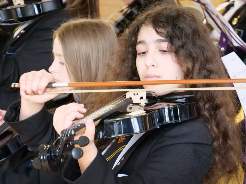 Orchestra Project Tootles Along