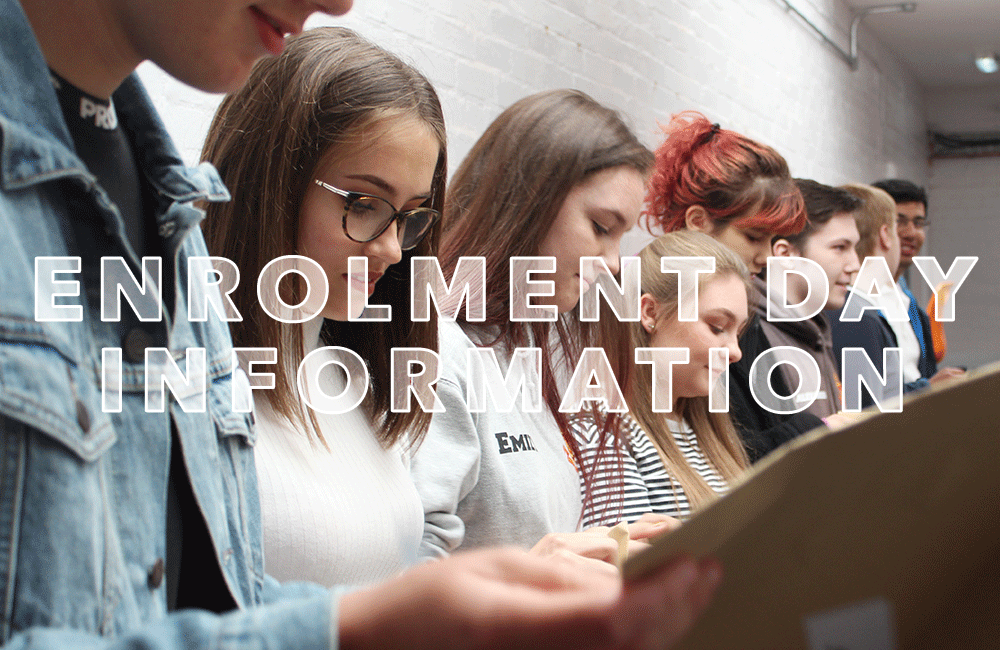 Sixth Form Enrolment Day Information